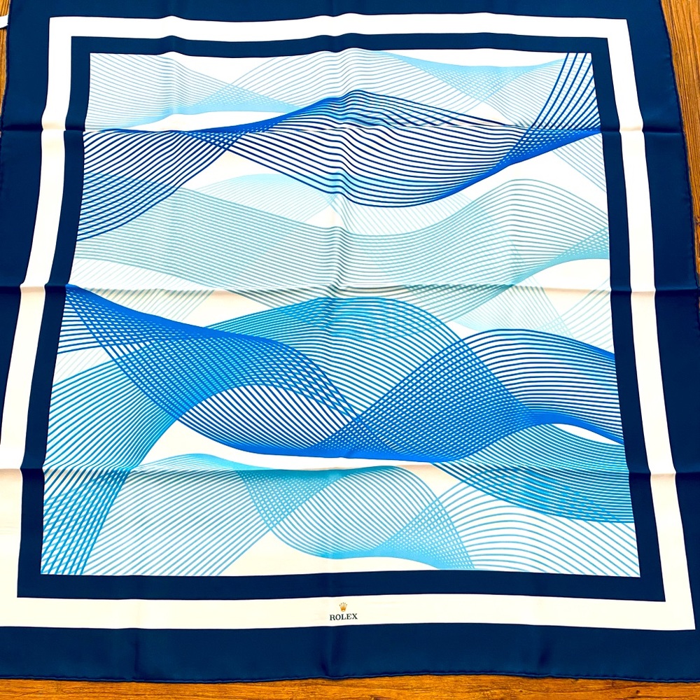 ROLEX silk scarf